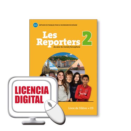 e: LES REPORTERS 2 A1.2 Livr numerique BLINK Licencia