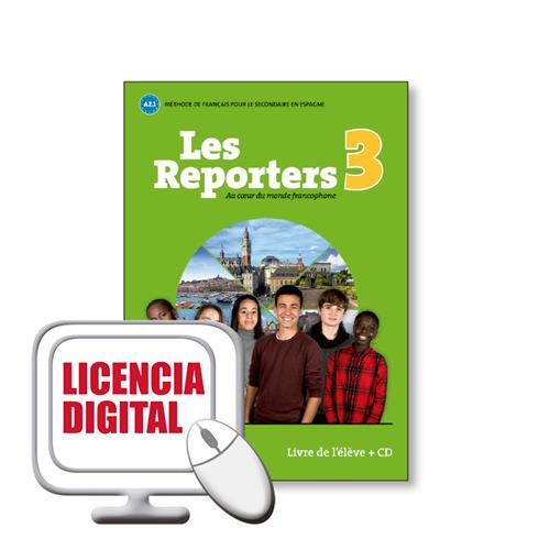 e: LES REPORTERS 3 A2.1 Livr numerique BLINK Licencia