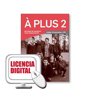 e: A PLUS 2 A2.1 Cahier excercices numerique Blink Licencia