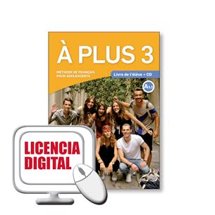 e: A PLUS 3 A2.2 Livr eleve numerique Blink Licencia