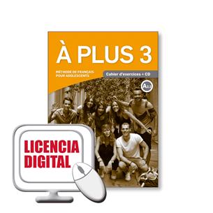 e: A PLUS 3 A2.2 Cahier excercices numerique Blink Licencia