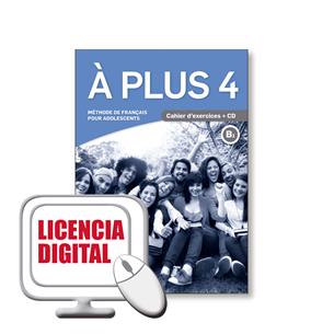 e: A PLUS 4 B1 Cahier excercices numerique Blink Licencia