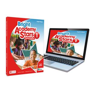 Bright Academy Stars 1 Pupils Book:libro de texto de inglés impreso con acceso a la versión digital