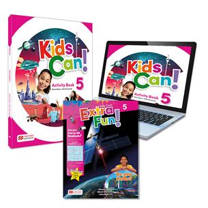 KIDS CAN! 5 Activity Book, ExtraFun & Pupil´s App: cuaderno de actividades impreso