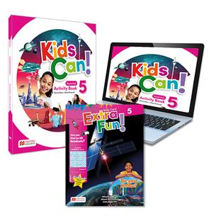 KIDS CAN! 5 Activity Book, ExtraFun & Pupil´s App: cuaderno de actividades de refuerzo impreso