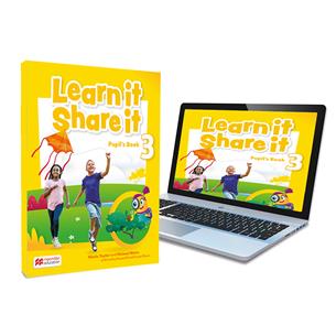 Learn it Share it 3 Pupils Book: libro de texto impreso con acceso a la versión digital