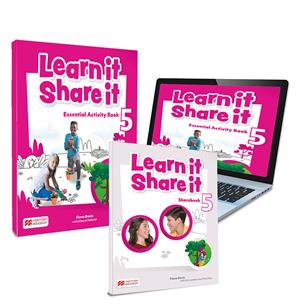 Learn it Share it 5 Activity Book: cuaderno de actividades de refuerzo &Sharebook  impreso y digital