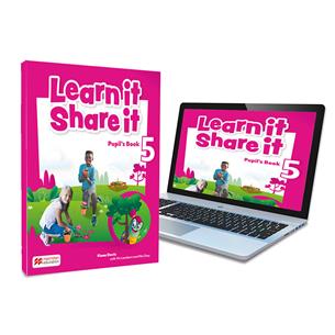 Learn it Share it 5 Pupils Book: libro de texto impreso con acceso a la versión digital