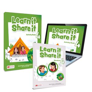 Learn it Share it 4 Activity Book & Share Book: con acceso a la versión digital