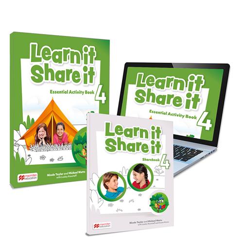 Learn it Share it 4 Essential Activity Book & Sharebook: con acceso a la versión digital