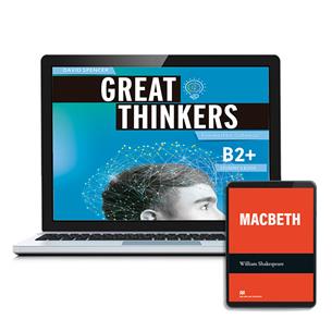 e: GREAT THINKERS B2+ Student´s book & eReader: libro de texto digital y lectura (licencia 15 meses)