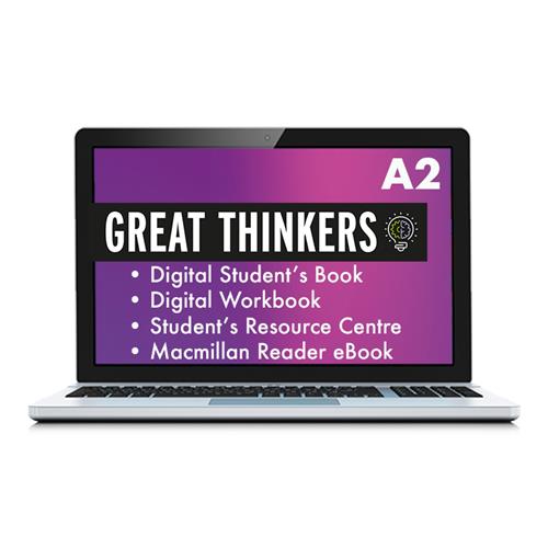 e: GREAT THINKERS A2 Digital Student´s and Digital Workbook