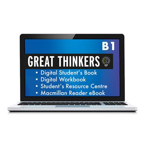 e: GREAT THINKERS B1 Digital Student´s Book and Digital Workbook