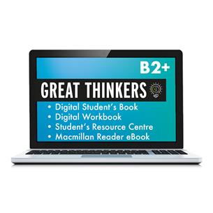 GREAT THINKERS B2+ Student´s Book, Workbook, eReader & Student´s App: libro y cuaderno digital & app