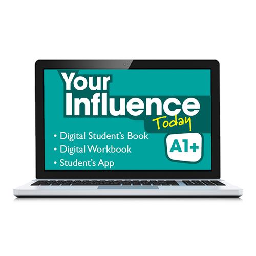 YOUR INFLUENCE TODAY A1+ Student´s Book, Workbook & Student´s App: libro y cuaderno digital & app