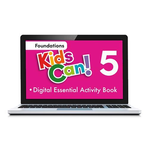 e: KIDS CAN! Foundations 5 Essential Activity Book, ExtraFun & Pupils App: Versión digital