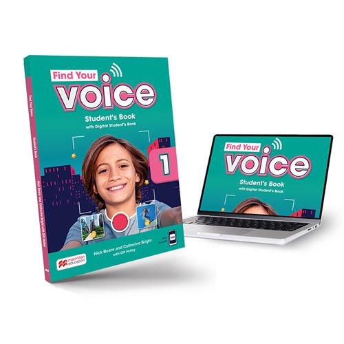 Find Your Voice 1 Students Book + Answer Key: Con acceso a la versión Digital
