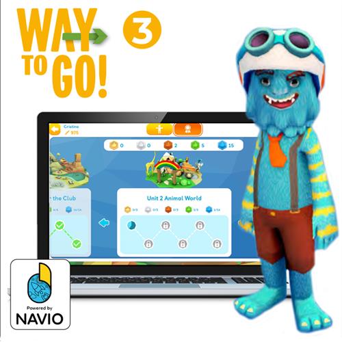 Navio para Way to Go 3: Refuerza el inglés en casa de forma autónoma y divertida.