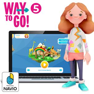 Navio para Way to Go 5: Refuerza el inglés desde casa de forma autónoma y divertida.