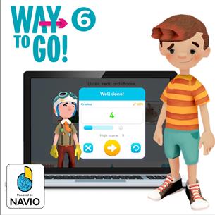 Navio para Way to Go 6: Refuerza el inglés desde casa de forma autónoma y divertida.