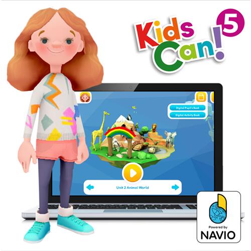 Navio para Kids Can! 5: Refuerza el inglés en casa de forma autónoma y divertida.
