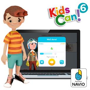 Navio para Kids Can! 6: Refuerza el inglés en casa de forma autónoma y divertida.