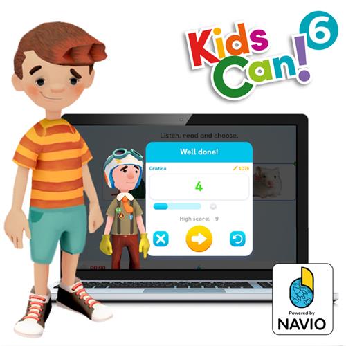 Navio para Kids Can! 6: Refuerza el inglés en casa de forma autónoma y divertida.