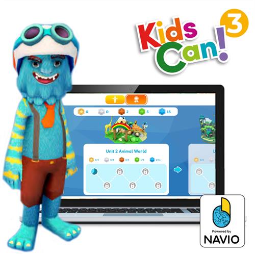 Navio para Kids Can! 3: Refuerza el inglés en casa de forma autónoma y divertida.