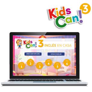 Pack de recursos digitales con materiales complementarios para aprender inglés en familia.