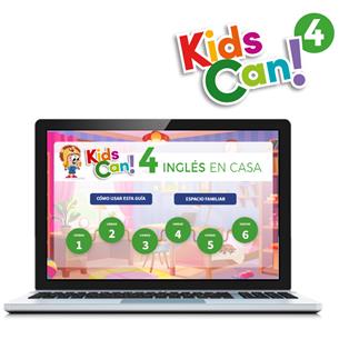 Pack de recursos digitales con materiales complementarios para aprender inglés en familia.