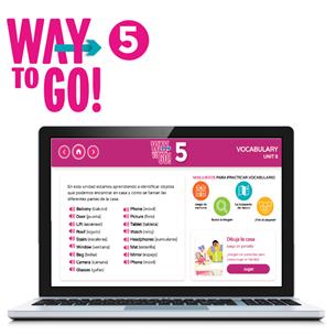 Pack de recursos digitales con materiales complementarios para aprender inglés en familia.