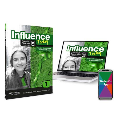 INFLUENCE TODAY 1 Essential Workbook, Competence Evaluation Tracker y Student´s App