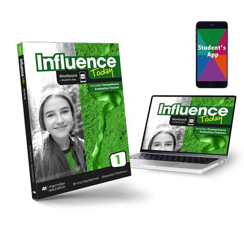 INFLUENCE TODAY 1 Workbook, Competence Evaluation Tracker y Student´s App