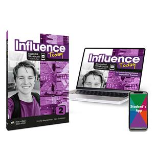 INFLUENCE TODAY 2 Essential Workbook, Competence Evaluation Tracker y Student´s App