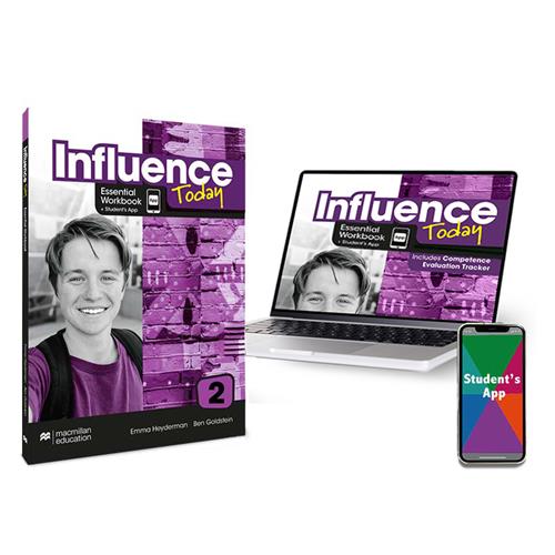 INFLUENCE TODAY 2 Essential Workbook, Competence Evaluation Tracker y Student´s App