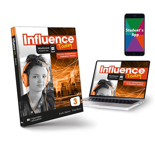 INFLUENCE TODAY 3 Workbook, Competence Evaluation Tracker y Student´s App