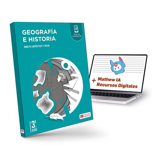 Geografía e Historia 3º - Libro de texto en formato físico de Diversificación Curricular 3º ESO