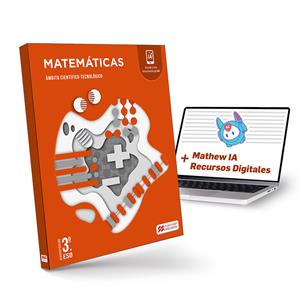 Matemáticas 3º - Libro de texto en formato físico de Diversificación Curricular 3º ESO
