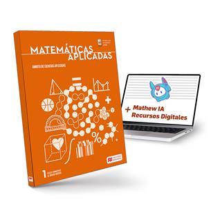Grado Básico Matematicas 1 -Libro de texto en formato físico de Matematicas Aplicadas