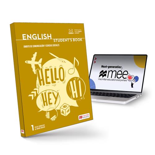 Grado Básico English 1 Student´s Book - Libro de texto en formato físico de English