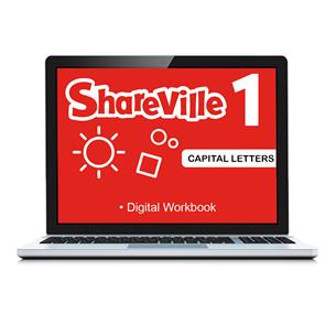 e: SHAREVILLE 1 Digital Capital Letters Workbook