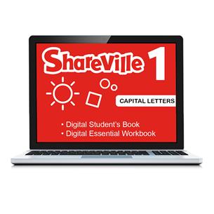 e: SHAREVILLE 1 Digital Capital Letters Students Book and Digital Essential Workbook