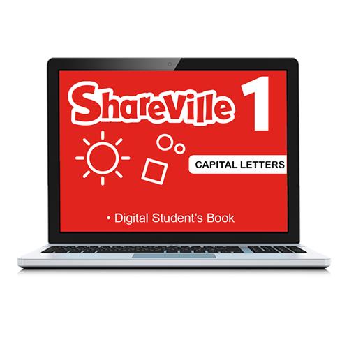e: SHAREVILLE 1 Digital Capital Letters Students Book