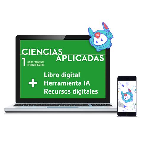 Grado Básico Ciencias 1 - Licencia digital - Libro de texto de Ciencias Aplicadas 1 ESO