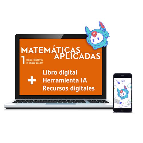 Grado Básico Matemáticas 1 - Licencia digital - Libro de texto de Matemáticas Aplicadas 1 ESO