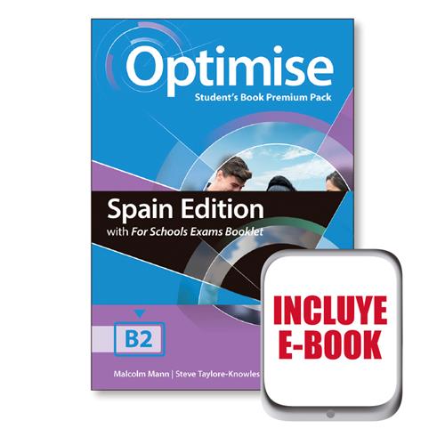 Optimise B2 Student´s Book and Digital Student´s Book Pack Premium