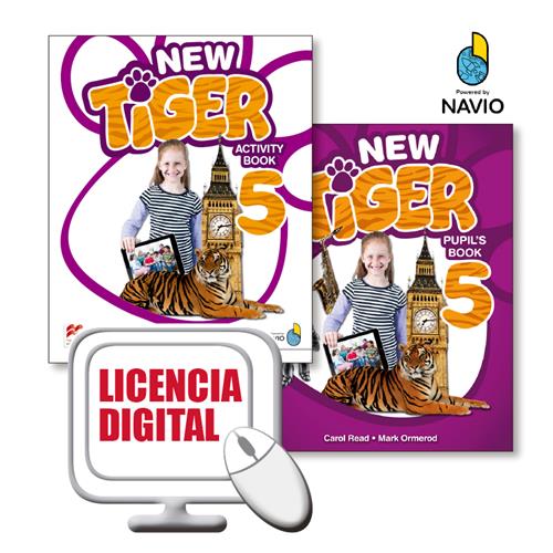 e: New Tiger 5 Digital Puplis Book + Digital Activity Book Pack